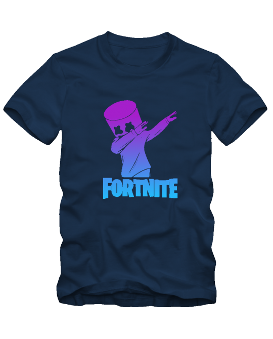 Marškinėliai Fortnite Marshmello Marškinėliai Fortnite Marshmello